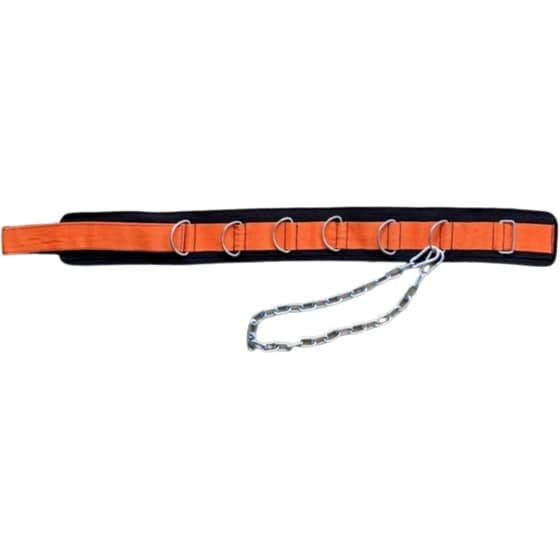Ζώνη Βυθίσεων Power Force PF-550425 One Size από Συνθετικό Ύφασμα με Αλυσίδα για Πρόσθεση Βαρών - Πορτοκαλί/ Μαύρο image 0