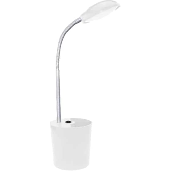 Φωτιστικό Γραφείου Aca Decor Hullen LED 4000K Μεταλλικό με Μολυβοθήκη 11x21.5x49 cm - Λευκό image 0