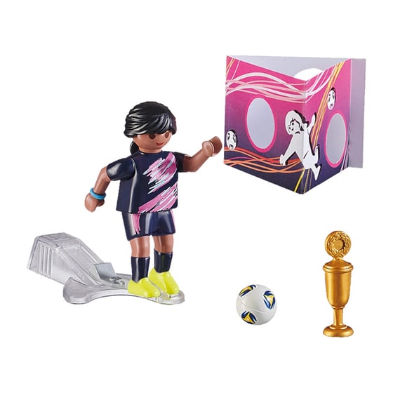 PLAYMOBIL® Special Plus Γυναίκα Ποδοσφαιριστής με Τοίχο Εξάσκησης (70875) image 2