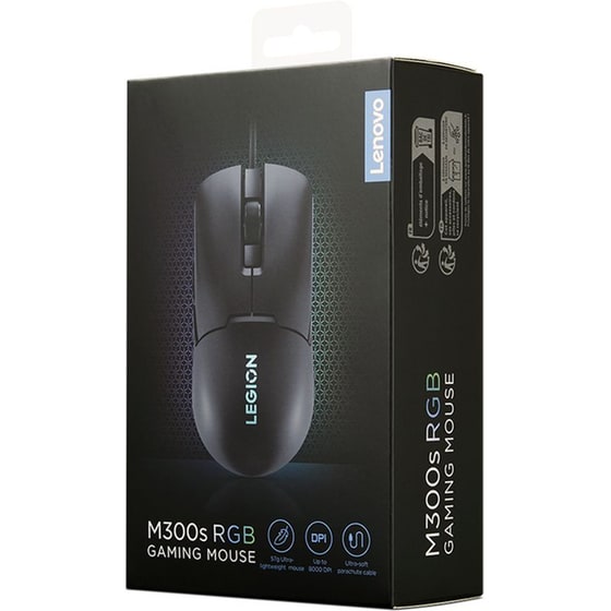 Lenovo Legion M300s RGB Gaming Ενσύρματο Ποντίκι - Shadow Black image 4