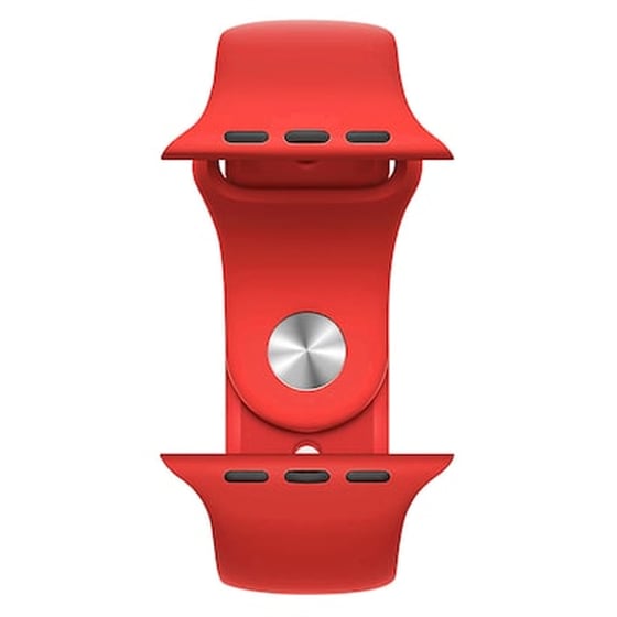Λουράκι Rockrose Rough Jade για Apple Watch 42/44/45mm - Κόκκινο image 0
