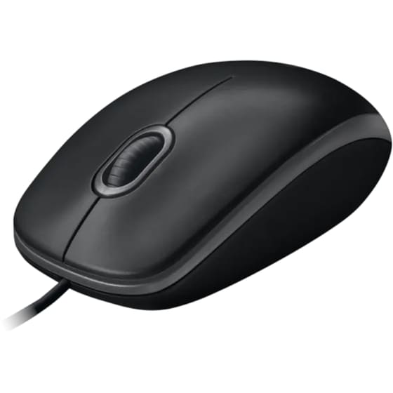 Logitech B100 Ενσύρματο Ποντίκι Μαύρο image 1