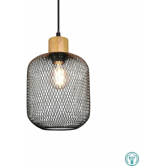 Trio Lighting Calimero Κρεμαστό Φωτιστικό Μαύρο με Ντουί E27 18εκ. image 0