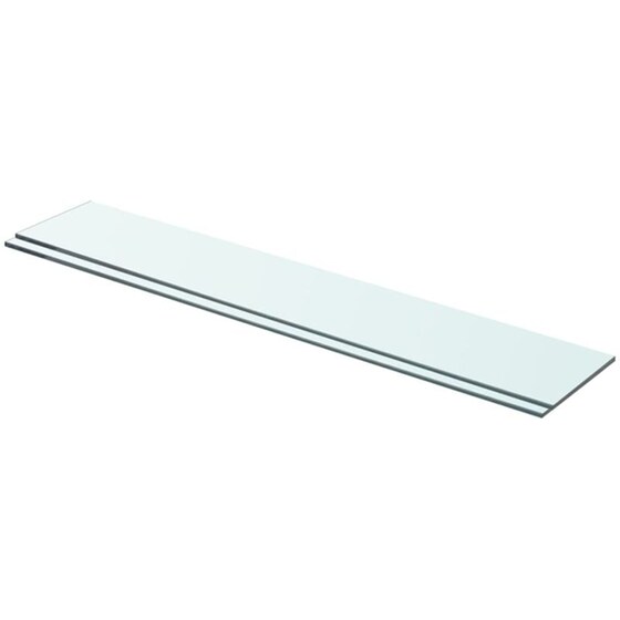 Ράφια Τοίχου VidaXL Πάνελ από Γυαλί 70x12 cm 2 Τμχ - Διάφανο image 0