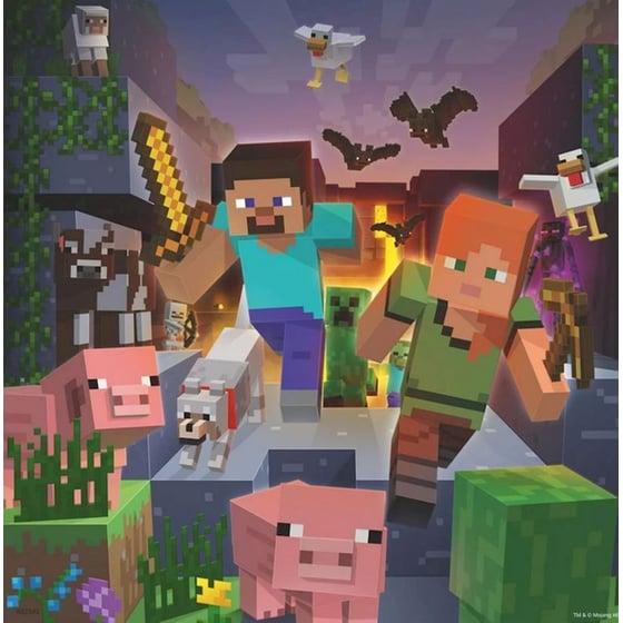 Παιδικό Παζλ Ravensburger Minecraft Biomes (3x49 Κομμάτια) image 1