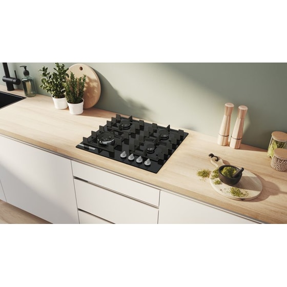BOSCH PNK6B6K40 59 cm Μαύρο Εστία Αερίου Αυτόνομη image 3