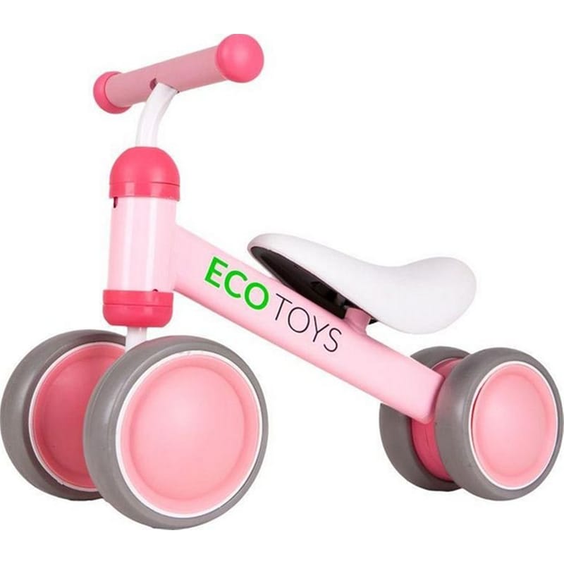 ECOTOYS Παιδικό Ποδήλατο Ισορροπίας Ecotoys - Ροζ