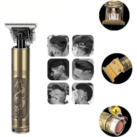 Κουρευτική Μηχανή Kemei ΚΜ-1974C Χρυσό image 6