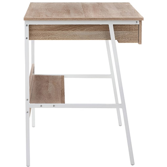 Γραφείο Μελέτης Liberta One Step Up από Μελαμίνη 120x60cm - Sonoma/Λευκό image 3
