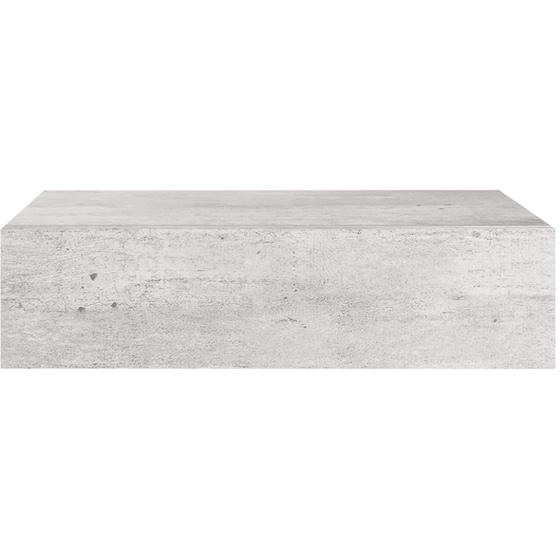 Ράφια Τοίχου VidaXL με Συρτάρι από MDF 40x23.5x10 cm 2 Τμχ - Γκρι image 3