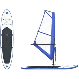 Φουσκωτή Σανίδα SUP VidaXL με Πανί 330 x 72 cm - Μπλε