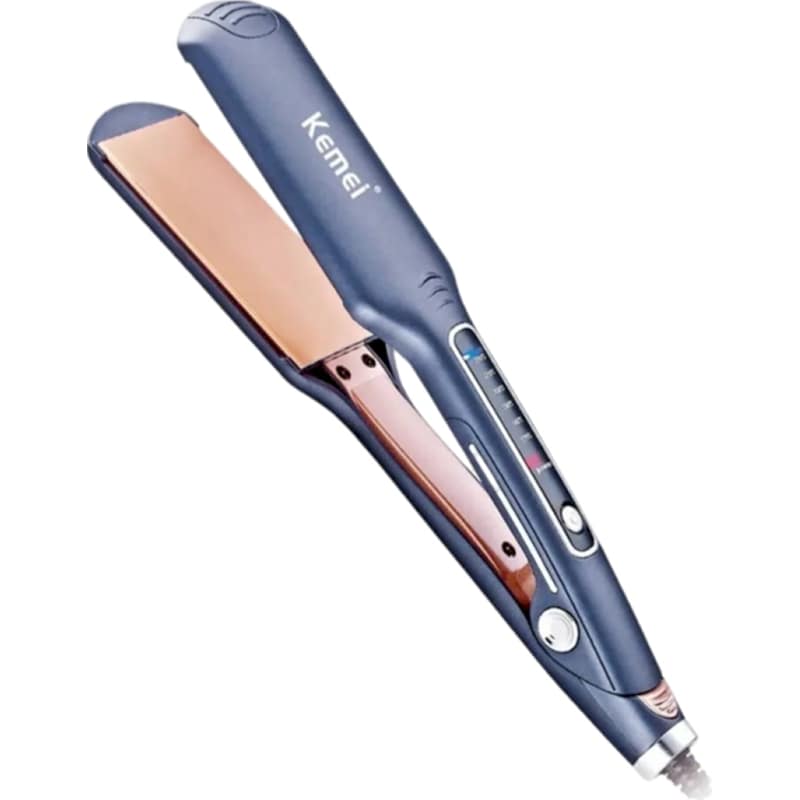 KEMEI KM-740 Ισιωτικό Μαλλιών Μπλε KEMEI