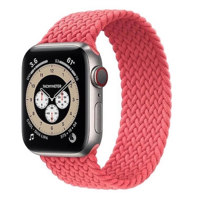 Λουράκι Stoband Hera Braided για Apple Watch 42/44/45mm – Ροζ