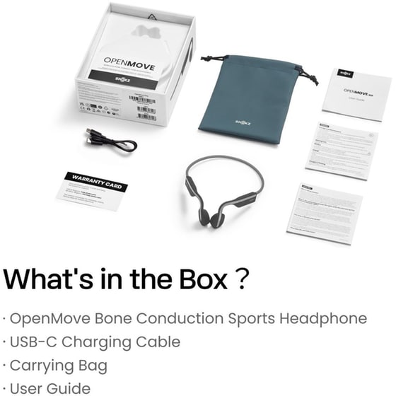 Ακουστικά Bluetooth Shokz OpenMove - Grey image 3