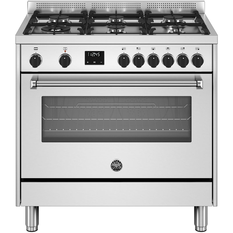 BERTAZZONI MPL96L1EXC 117 Lt Inox Μεικτή Κουζίνα Αερίου