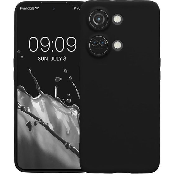 Θήκη OnePlus Nord 3 - Kwmobile με Πλαίσιο Κάμερας - Μαύρο image 0