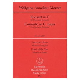 Βιβλίο Για Σύνολα Barenreiter Mozart - Concerto In C Major Oboe Kv314 [pocket Score]