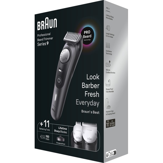 Σετ Κουρευτική Μηχανή BRAUN BT9441 - Μαύρο image 6