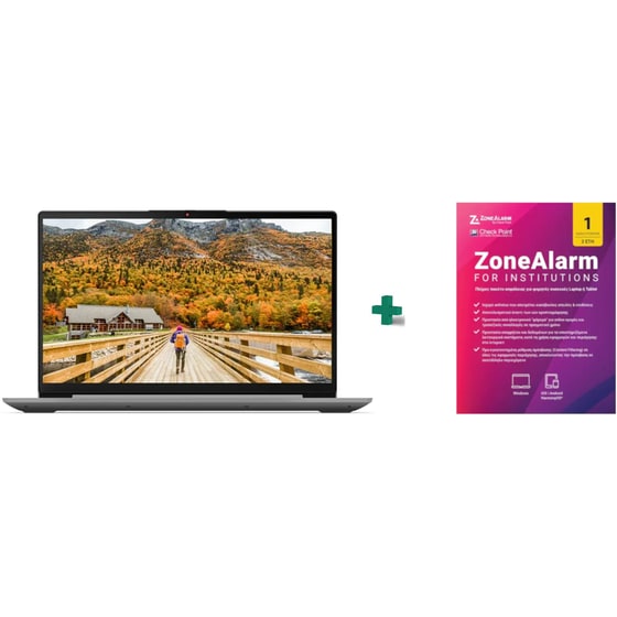 Laptop Lenovo Ideapad 3 15.6"  15ALC6 15.6" FHD (Ryzen 3-5300U/8GB/256GB SSD/Radeon Graphics/Win11HomeS) + Antivirus ZoneAlarm για 2 έτη image 0