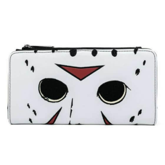 Loungefly Πορτοφόλι Friday The 13th - Jason Voorhees από Δερματίνη με Φερμουάρ - Λευκό image 0