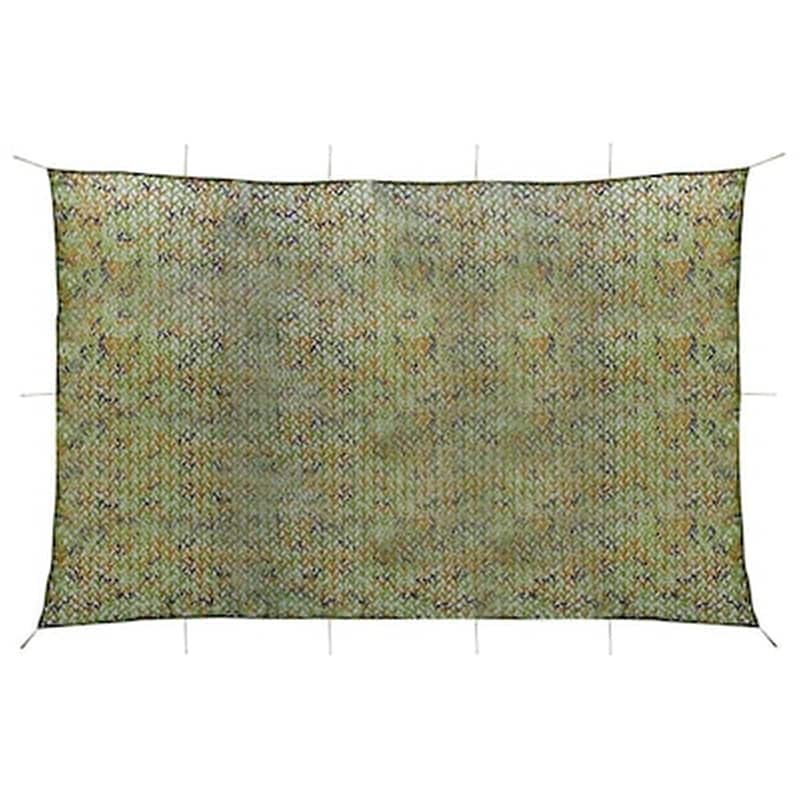 VIDAXL Vidaxl Δίχτυ Σκίασης Παραλλαγής Πράσινο 6 X 7 Μ. Με Σάκο Αποθήκευσης