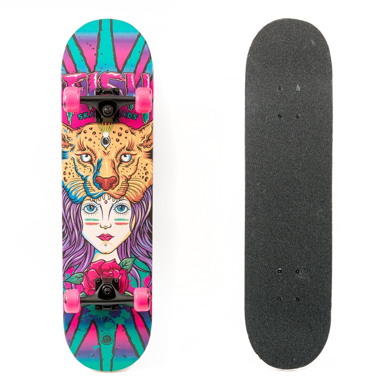 Skateboard 31 Lion Lady Complete Set By Fish