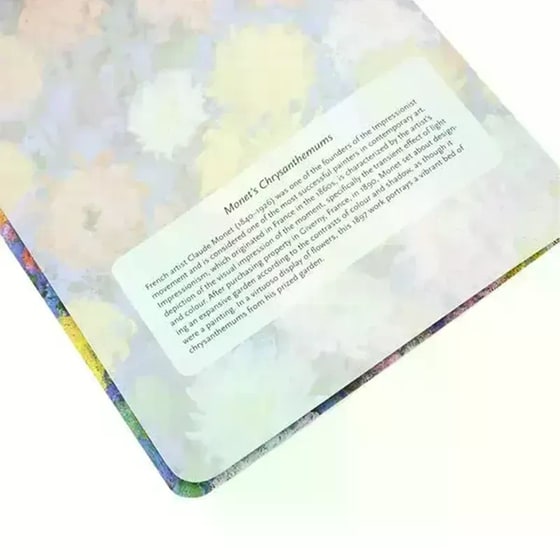 Τετράδιο Paperblanks Plain A5 Monet Chrysanthemums image 3