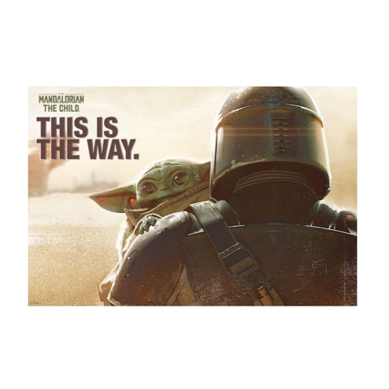 Poster Abysse Corp Mandalorian - Mando and Child