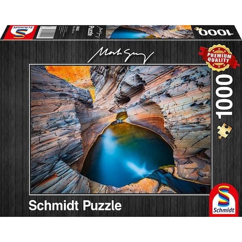 SCHMIDT SPIELE Παζλ Schmidt Spiele 59922 Mark Gray: indigo (1000 Κομμάτια)