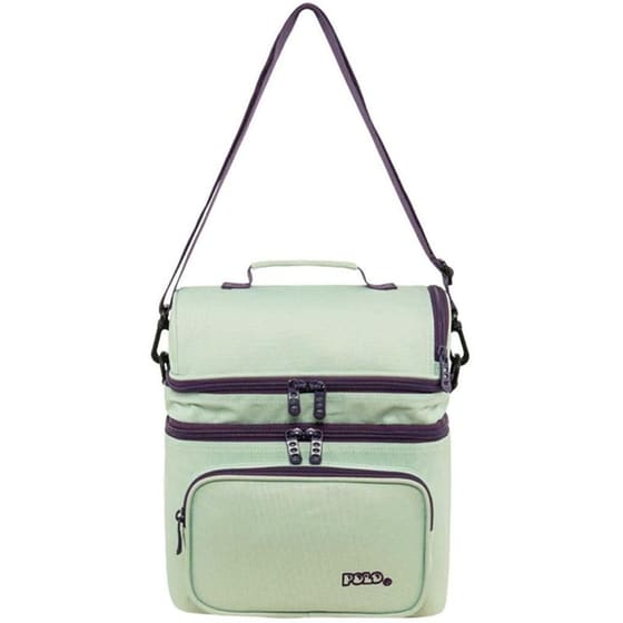 Τσαντάκι Φαγητού Ισοθερμικό Polo Double Cooler Πράσινο 9L image 2