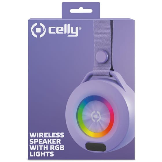 Celly Lightbeat Φορητό Ηχείο 5W - Μωβ image 1