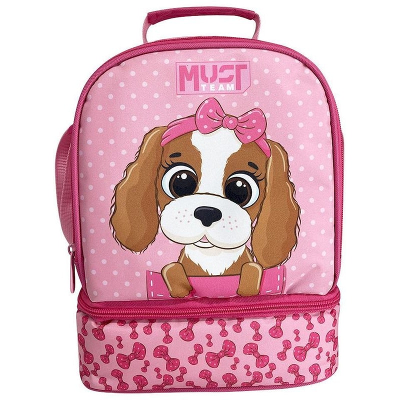Τσαντάκι Φαγητού Must Team Dog With Pink Bow