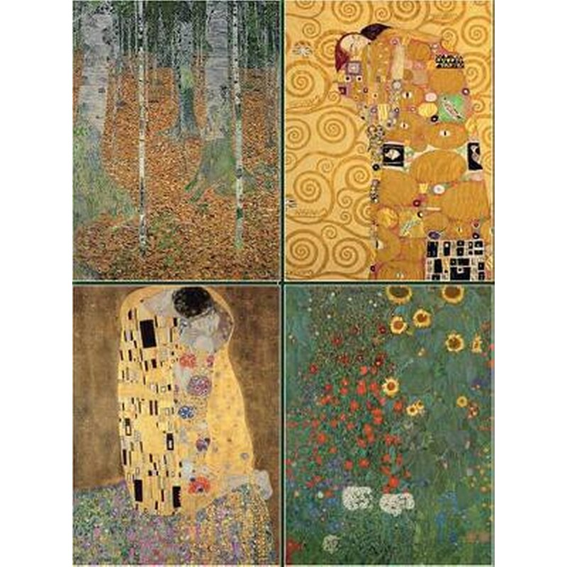 Set of Four Magnetic Notepads: KLIMT