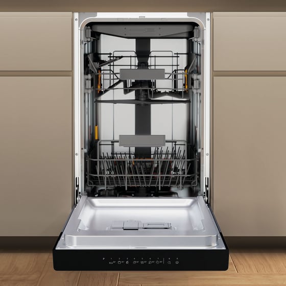 WHIRLPOOL WH6UC11BS7A0X για 11 Σερβίτσια Μαύρο Εντοιχιζόμενο Πλυντήριο Πιάτων image 1