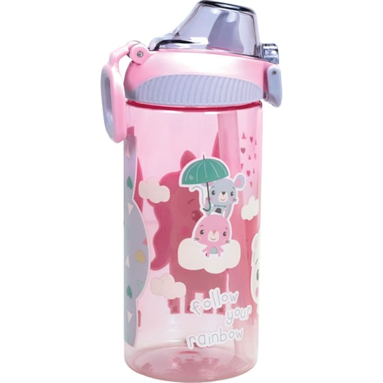 Παγούρι με Καλαμάκι Gim Unicorn Fisher-Price 450 ml image 1
