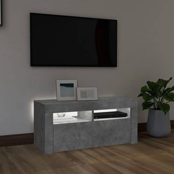 Έπιπλο Τηλεόρασης  VidaXL  Επεξεργασμένο Ξύλο  90x35x40cm - Γκρι image 2