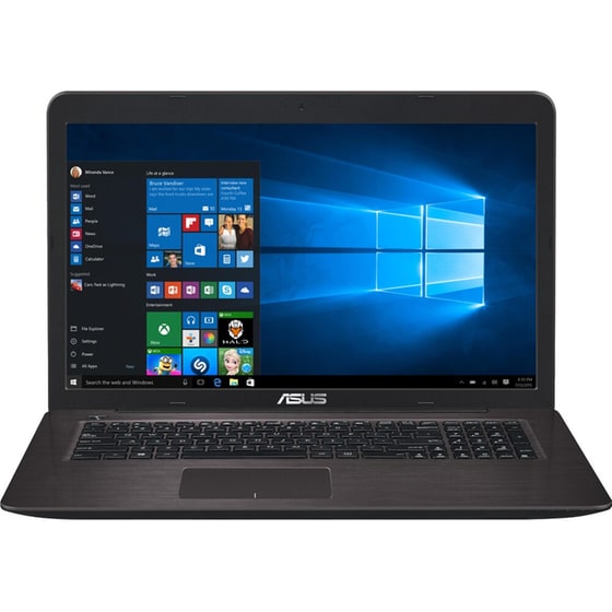 Laptop Asus 17.3" (i7-7500U/8GB/1 TB & 256 GB/GTX 950M) K756UXT4302T image 0
