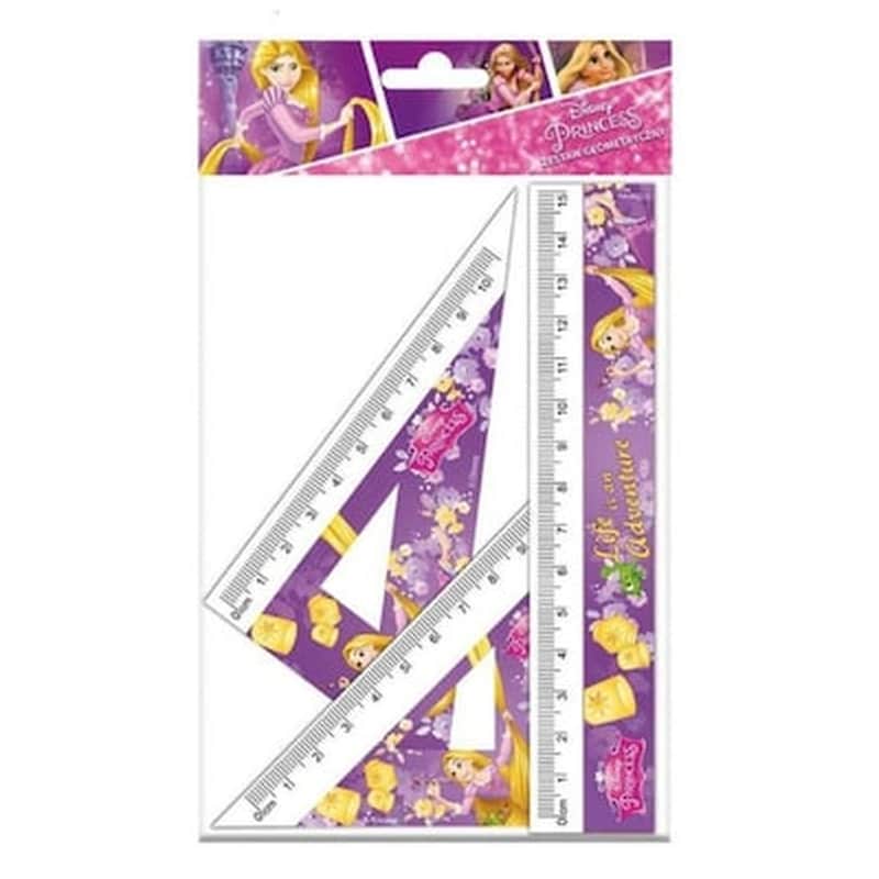 JUSTNOTE Σετ Όργανα Γεωμετρίας Justnote Princess (3 Τεμάχια)