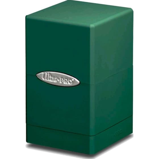 Ultra Pro Satin Green Tower Deck Box image 0