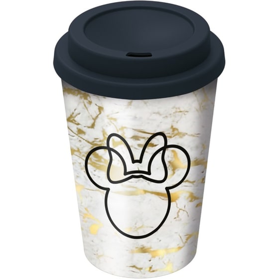 Κούπα Μεταφοράς Stor Disney Minnie Mouse Πλαστική Διπλού Τοιχώματος 390ml image 0