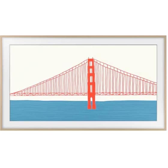 Μαγνητικό Πλαίσιο Τηλεόρασης Samsung The Frame 55" VG-SCFA55TKBXC - Χρυσό image 0