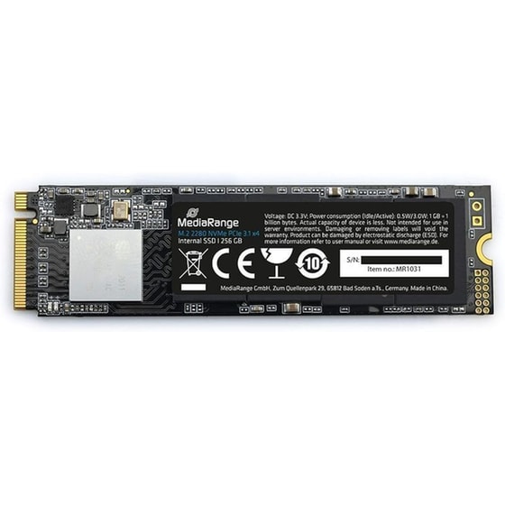 Εσωτερικός SSD Mediarange MR1031 NVMe M.2 256GB image 0