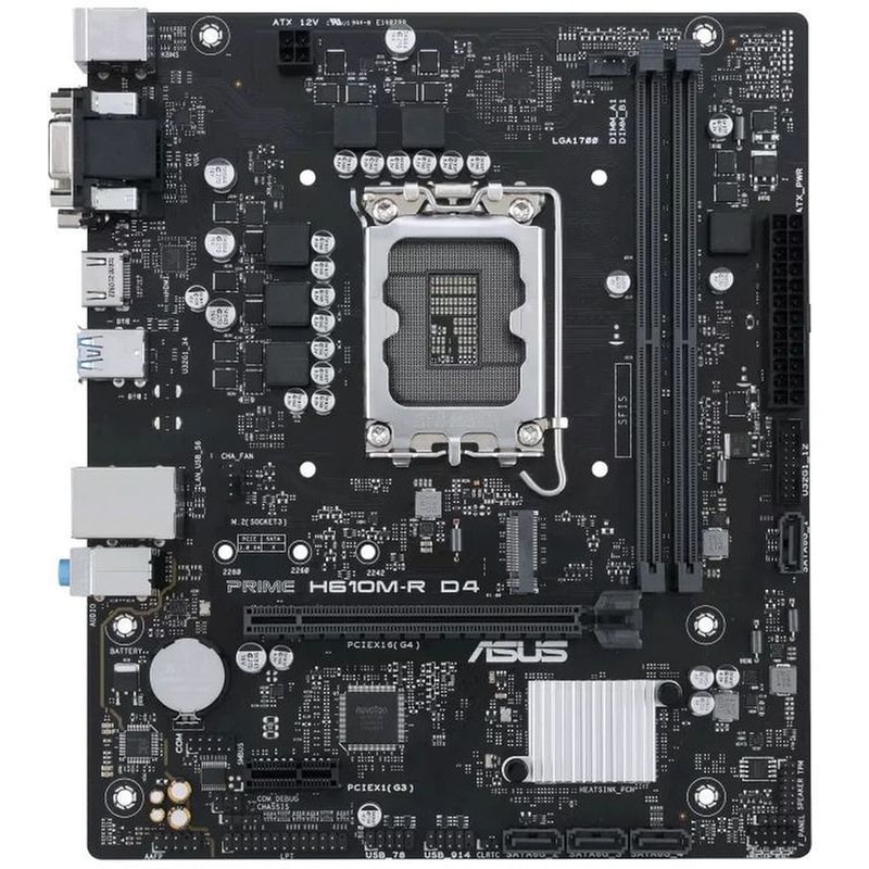 ASUS ASUS PRIME H610M-R D4 Micro ATX με Intel 1700 Socket