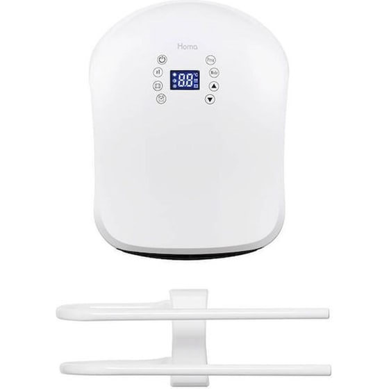 HOMA HBH-7722T Αερόθερμο Μπάνιου Δαπέδου 2000w Με Βάση Πετσέτας Λευκό image 1