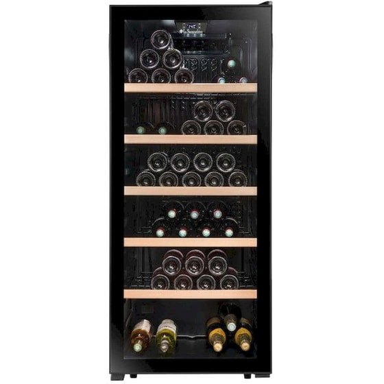 LA SOMMELIERE LS117BLACK για 121 Μπουκάλια Μαύρο Συντηρητής Κρασιών image 0