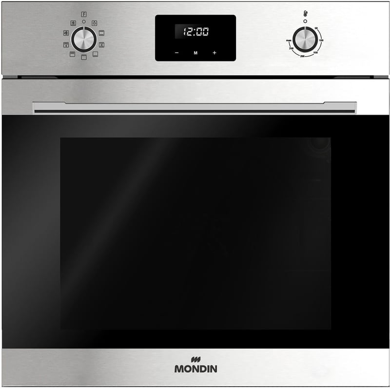 MONDIN MONDIN FM61SE09DX 73 Lt Ασημί Εντοιχιζόμενος Φούρνος Άνω Πάγκου