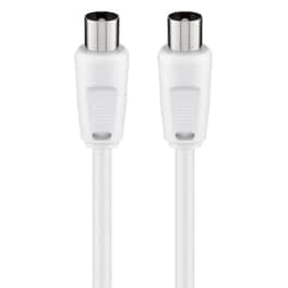 GOOBAY CABLE ANTENNA RF M-M 5m WHT