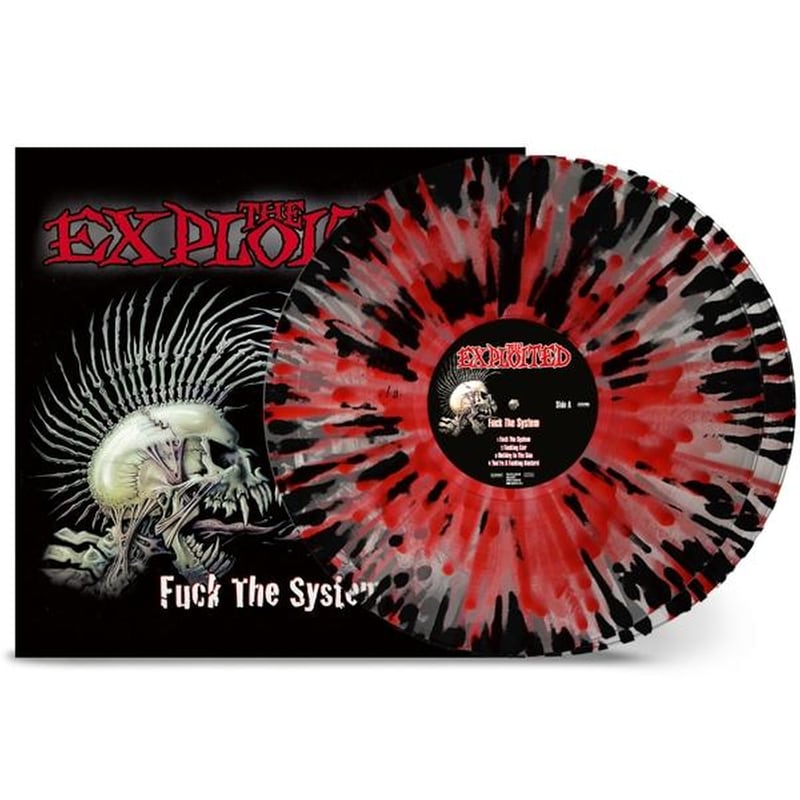 Fuck The System (Clear Red Black Splatter)