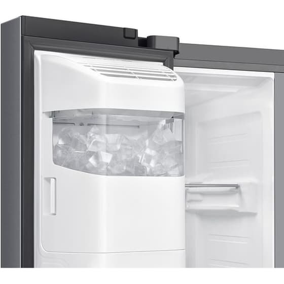 SAMSUNG RS70F64KETEF Bespoke AI No Frost 640 Lt Ασημί Ψυγείο Ντουλάπα image 8