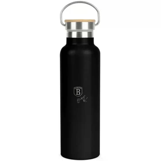 Μπουκάλι Θερμός Berlinger Haus Ανοξείδωτο Matte Black 600ml image 0